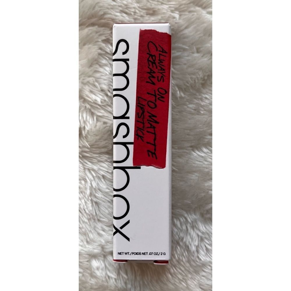 NIB Smashbox Always On Cream To Matte Lipstick in Out Loud - Deep Orange - Picture 5 of 9